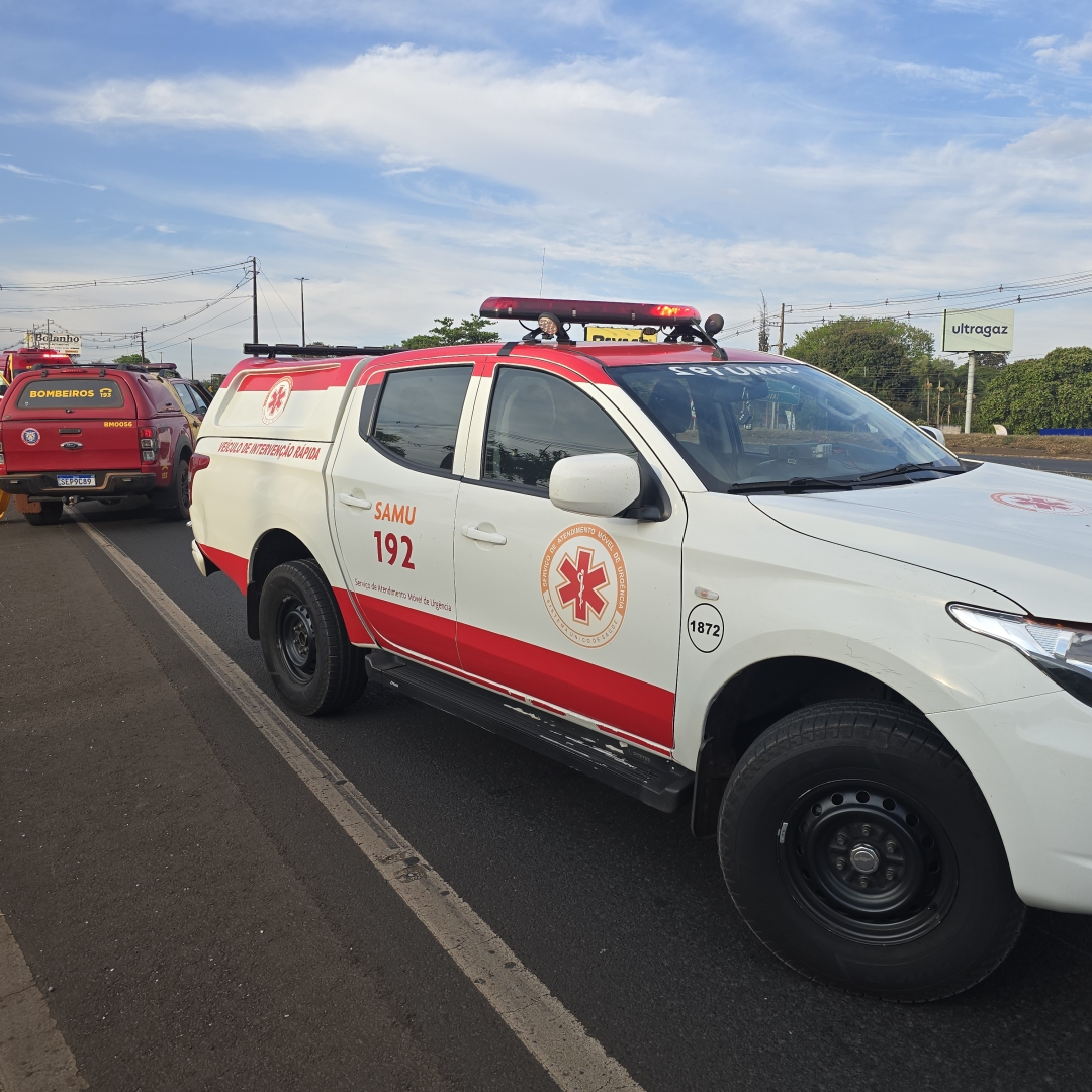 Pedestre é intubado após ser atropelado por carro na rodovia PR-317