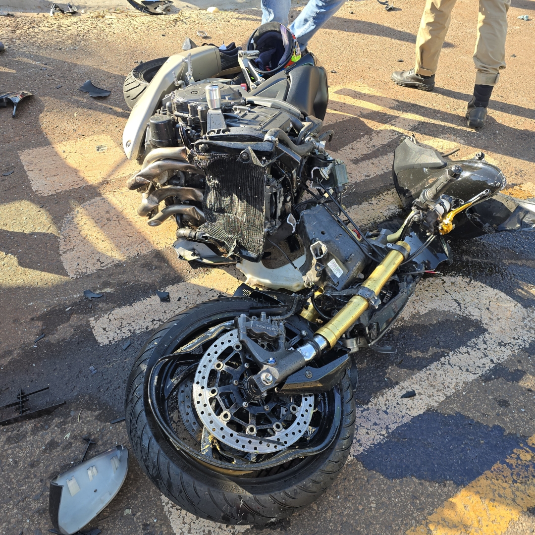 Motociclista é intubado após sofrer acidente gravíssimo em Maringá