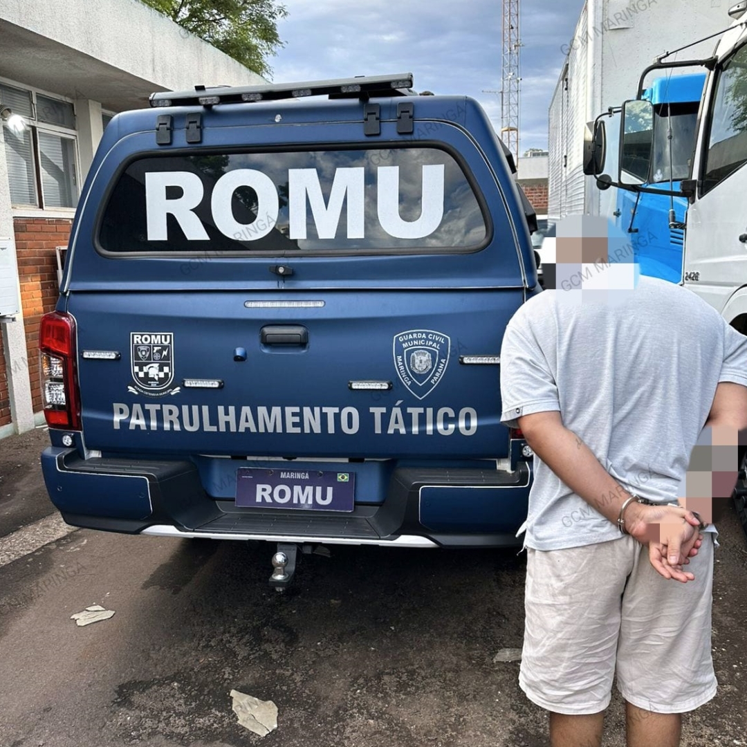 Homem com mandado de prisão por homicídio é preso em Maringá