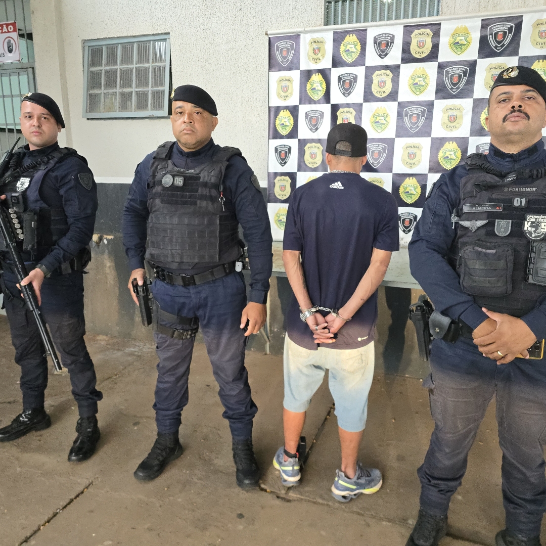 Guarda Municipal de Maringá prende foragido da Justiça com tornozeleira eletrônica desligada