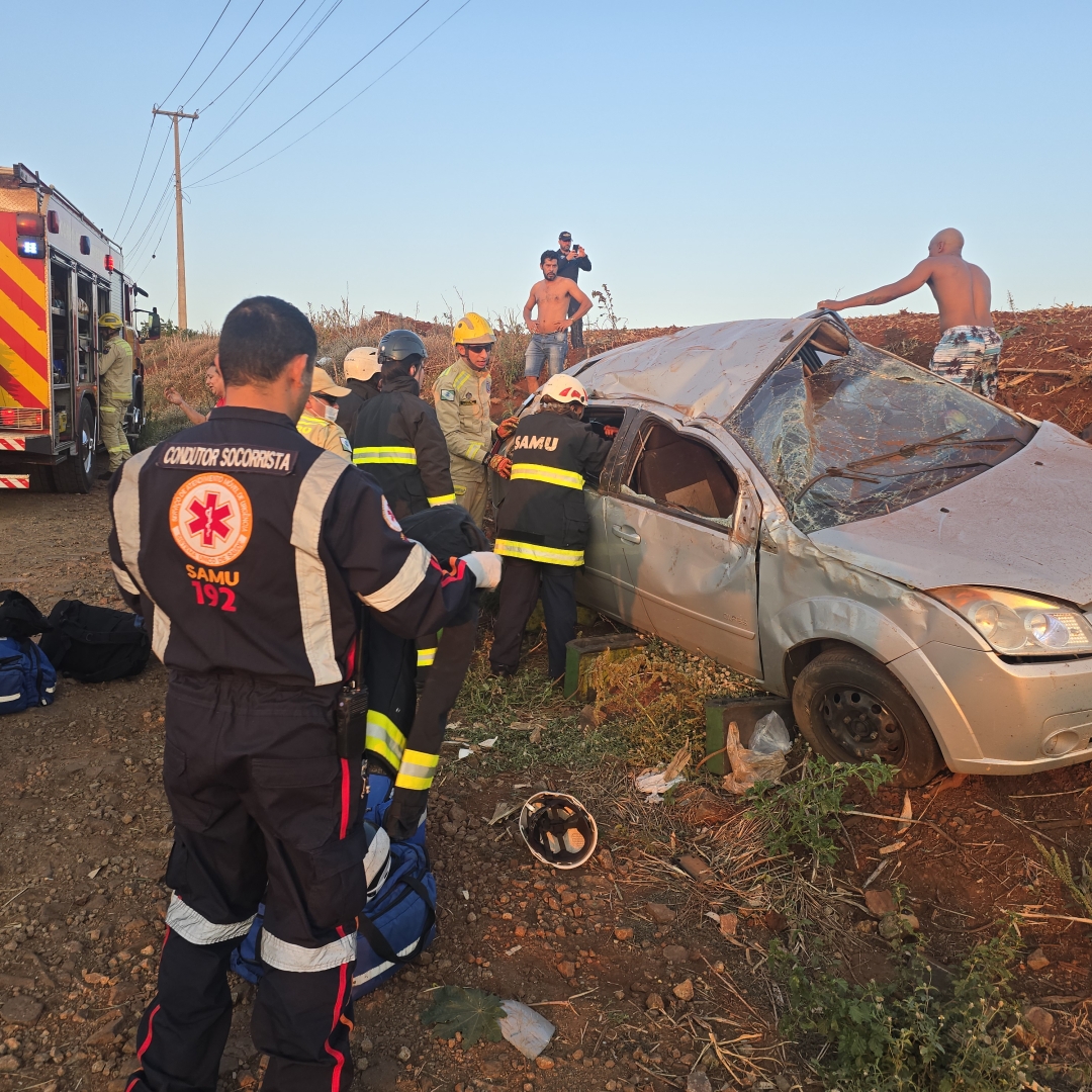 Criança de 3 anos é intubada após sofrer acidente na rodovia de Paiçandu