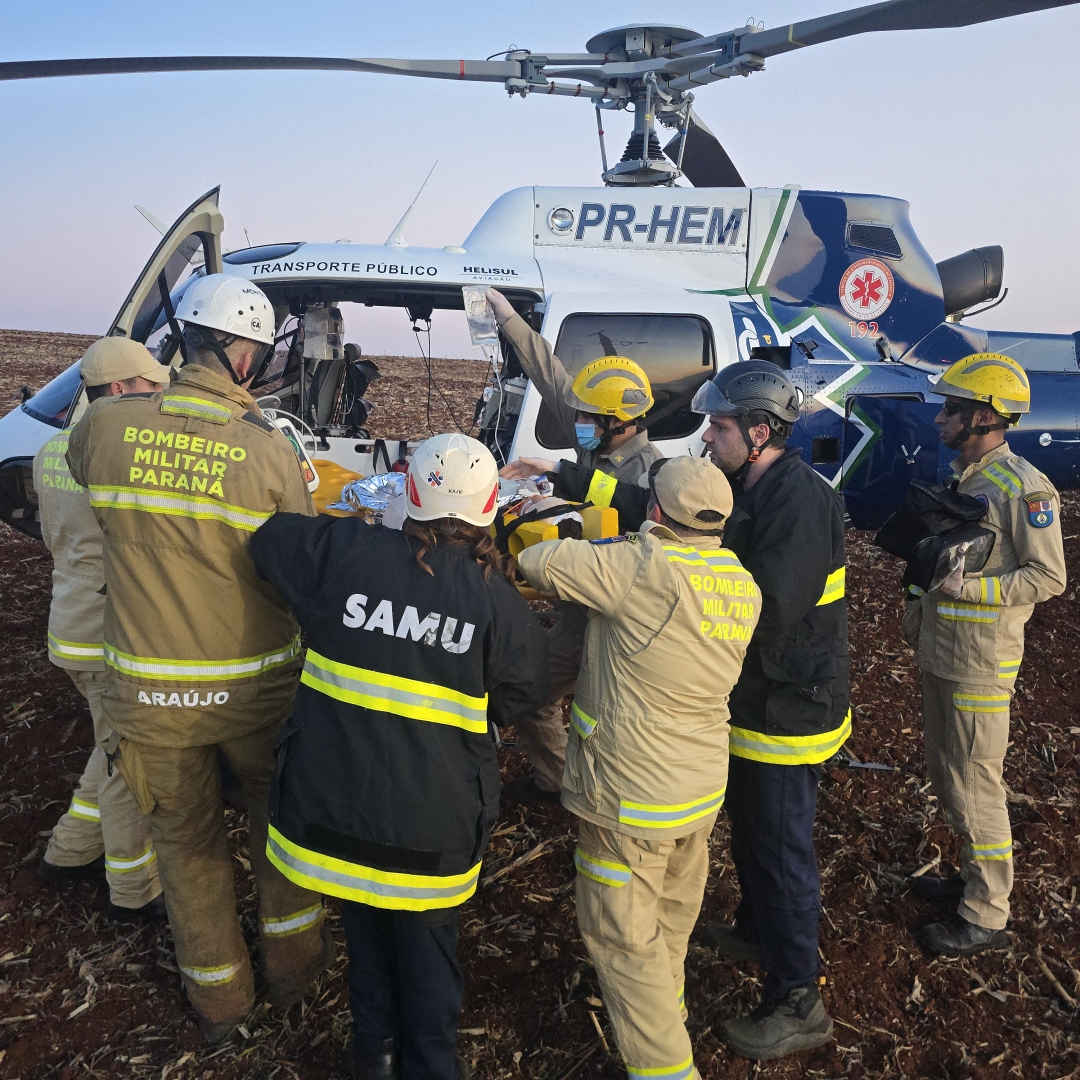 Criança de 3 anos é intubada após sofrer acidente na rodovia de Paiçandu