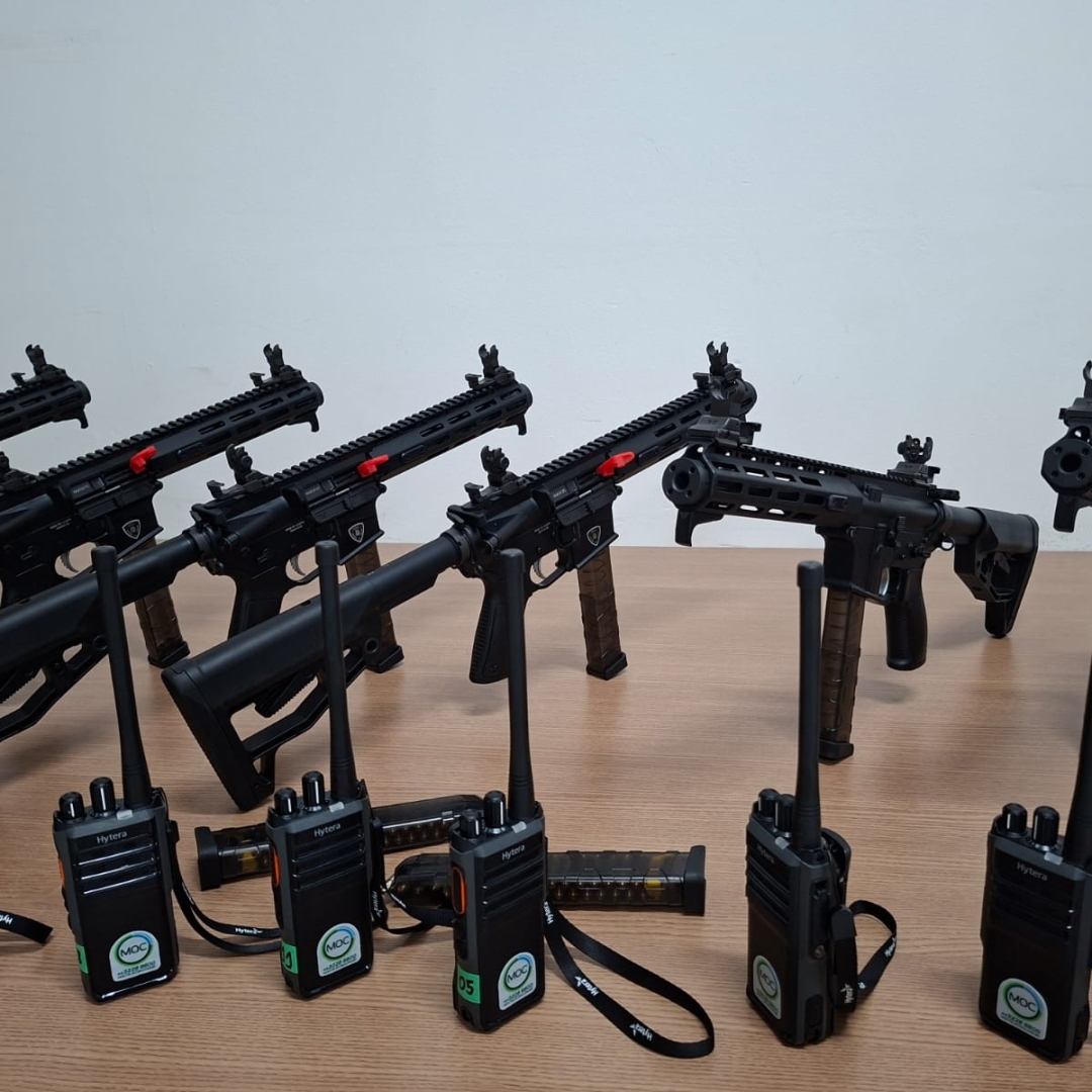 Guarda Municipal de Sarandi recebe oito carabinas calibre 9mm
