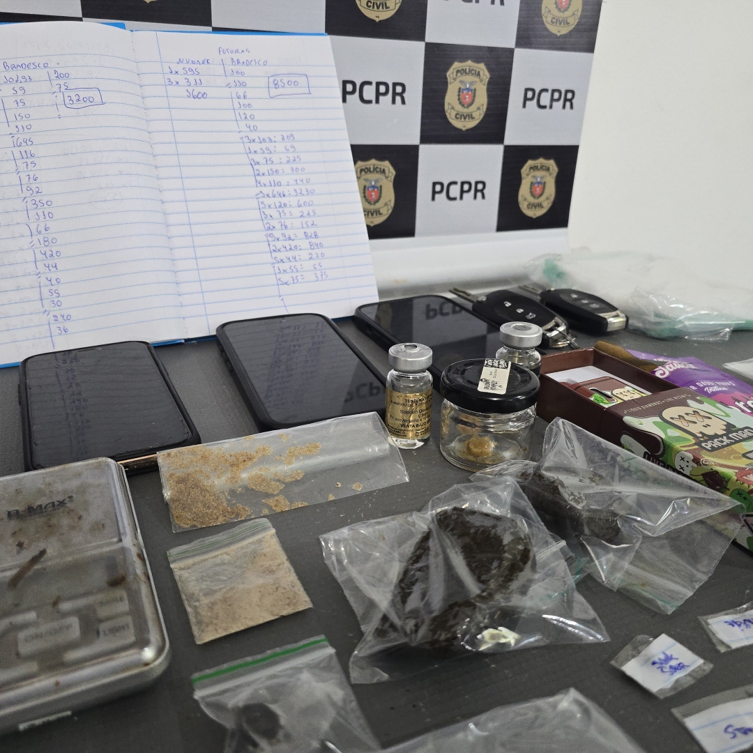 Estufas de maconha são descobertas durante cumprimento de mandado de busca em Maringá