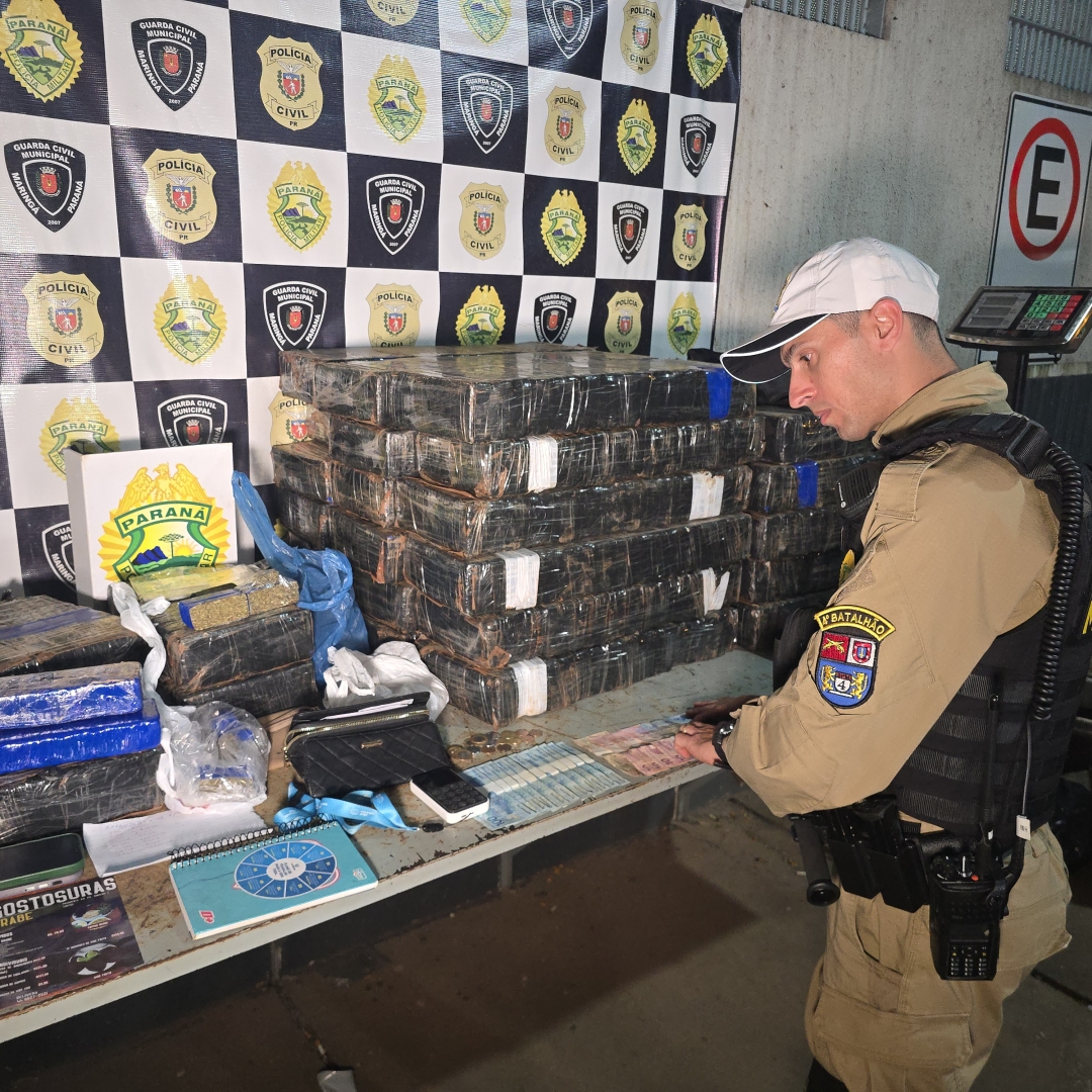 Mulher presa com o marido no ano passado é novamente detida com mais de 300 quilos de maconha