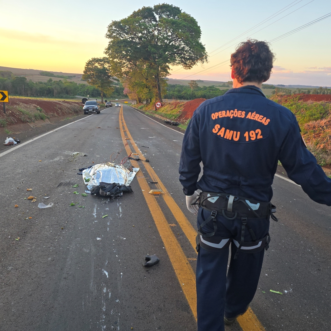 Motociclista morre de acidente na rodovia entre Floresta e Itambé