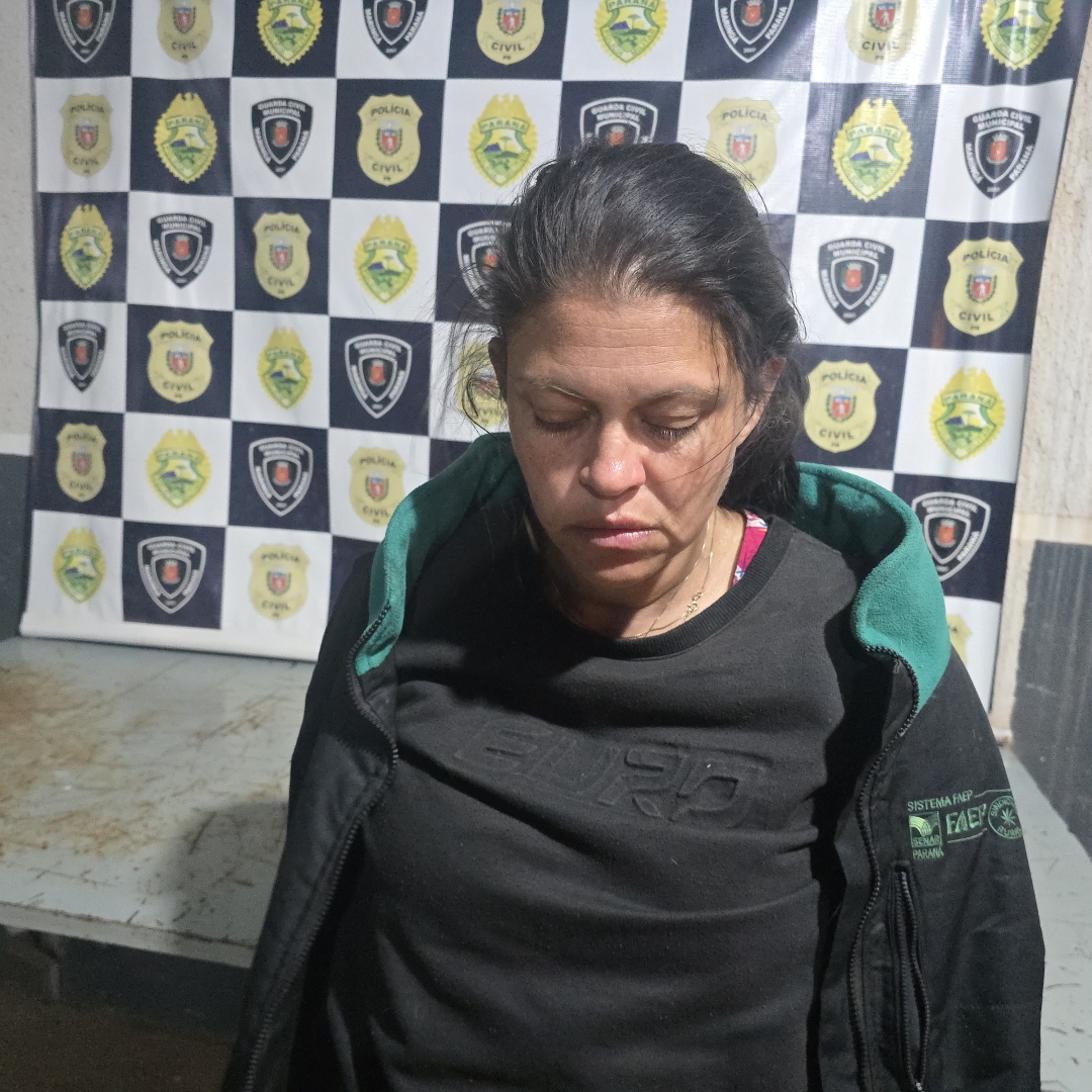 Mulher apontada como suspeita de praticar um assassinato é presa pela ROMU de Maringá