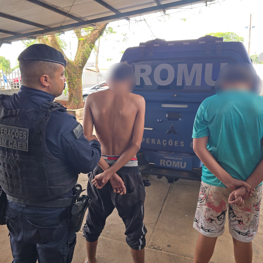 Menores de idade são apreendidos horas depois de furtarem carro em Maringá