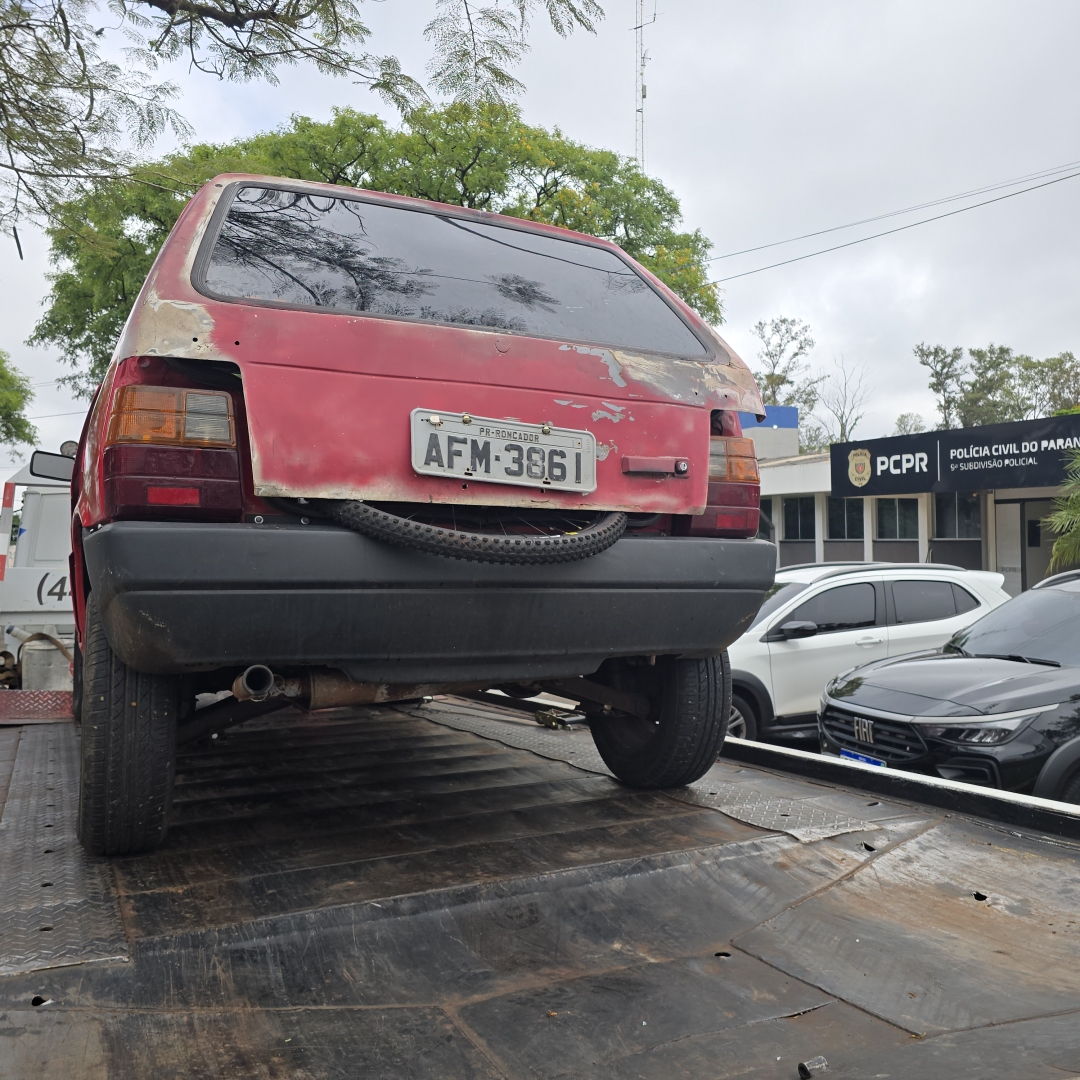 Menores de idade são apreendidos horas depois de furtarem carro em Maringá