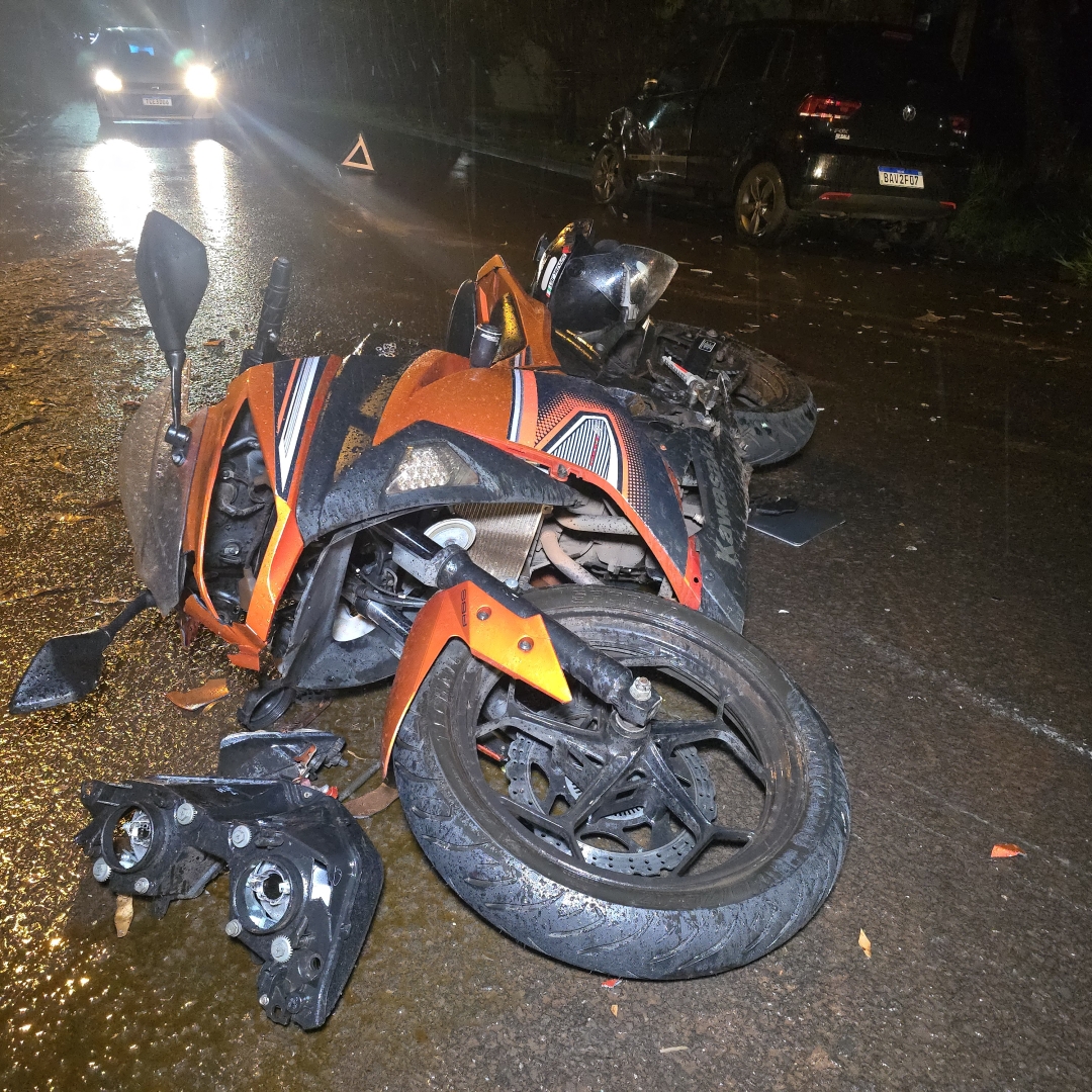 Casal sofre acidente grave no Jardim Olímpico