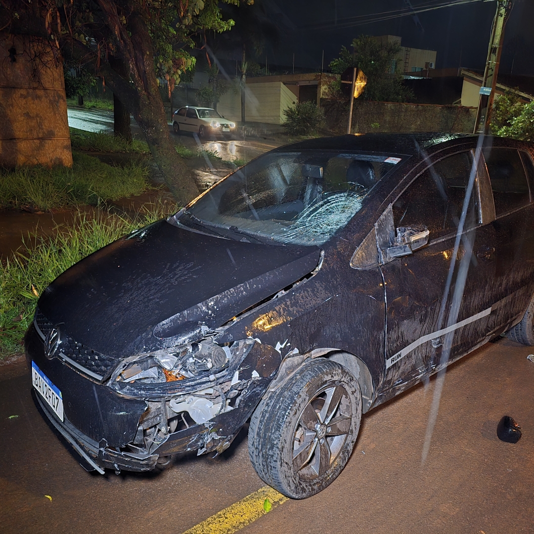 Casal sofre acidente grave no Jardim Olímpico