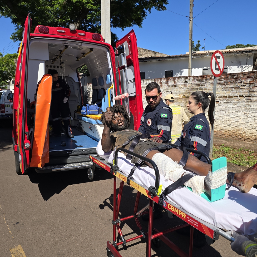 Homem em situação de rua é baleado no Jardim Alvorada, em Maringá