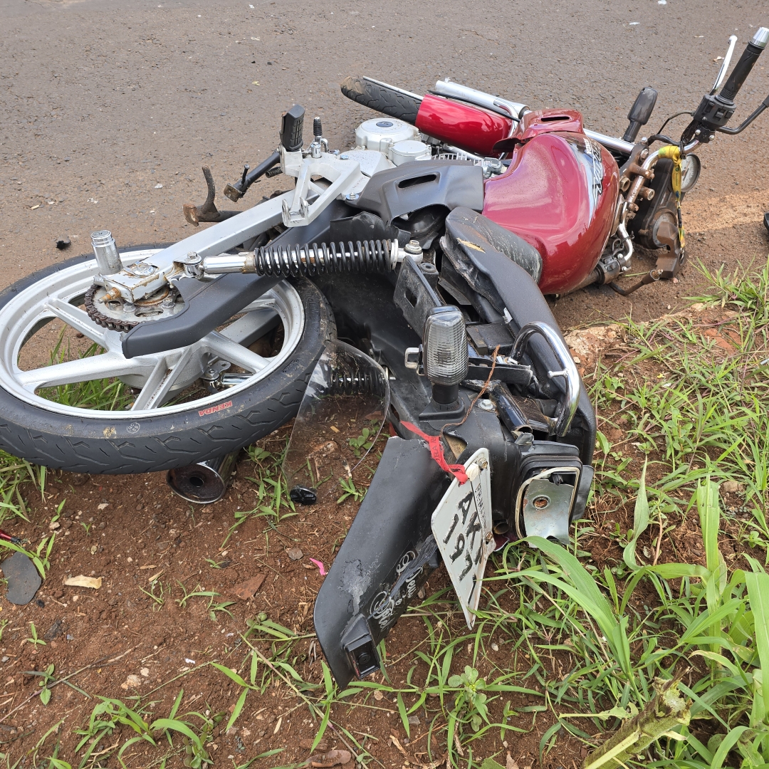 Motociclista morre de acidente na frente do Parque de Exposições de Maringá