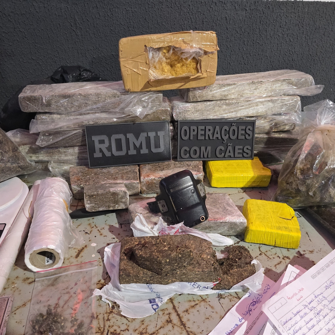 Grande quantidade de drogas é apreendida em Sarandi pela Guarda Municipal