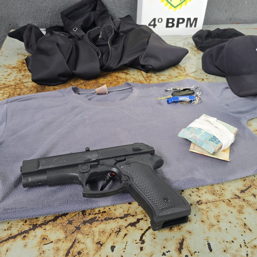 Ladrão que estava aterrorizando comerciantes é preso após roubar dois postos de combustíveis