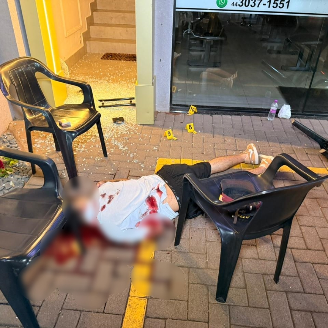 Entregador de pizza é assassinado na porta do seu trabalho em Marialva