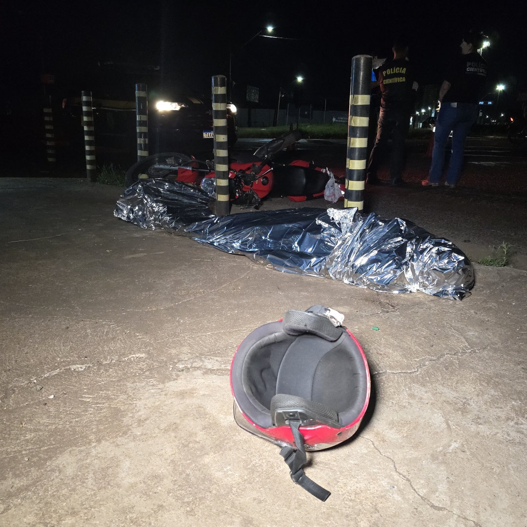 Homem de 41 anos morre de acidente de moto em Maringá