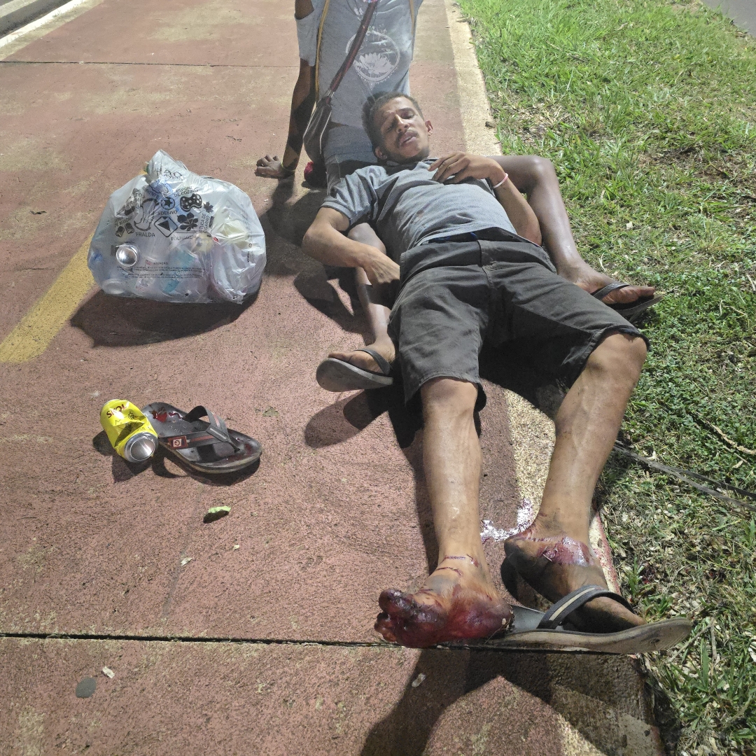 Catador de recicláveis é baleado durante a madrugada em Maringá