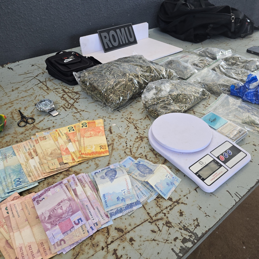 Traficante que abastecia drogas na Zona 7 é preso pela ROMU