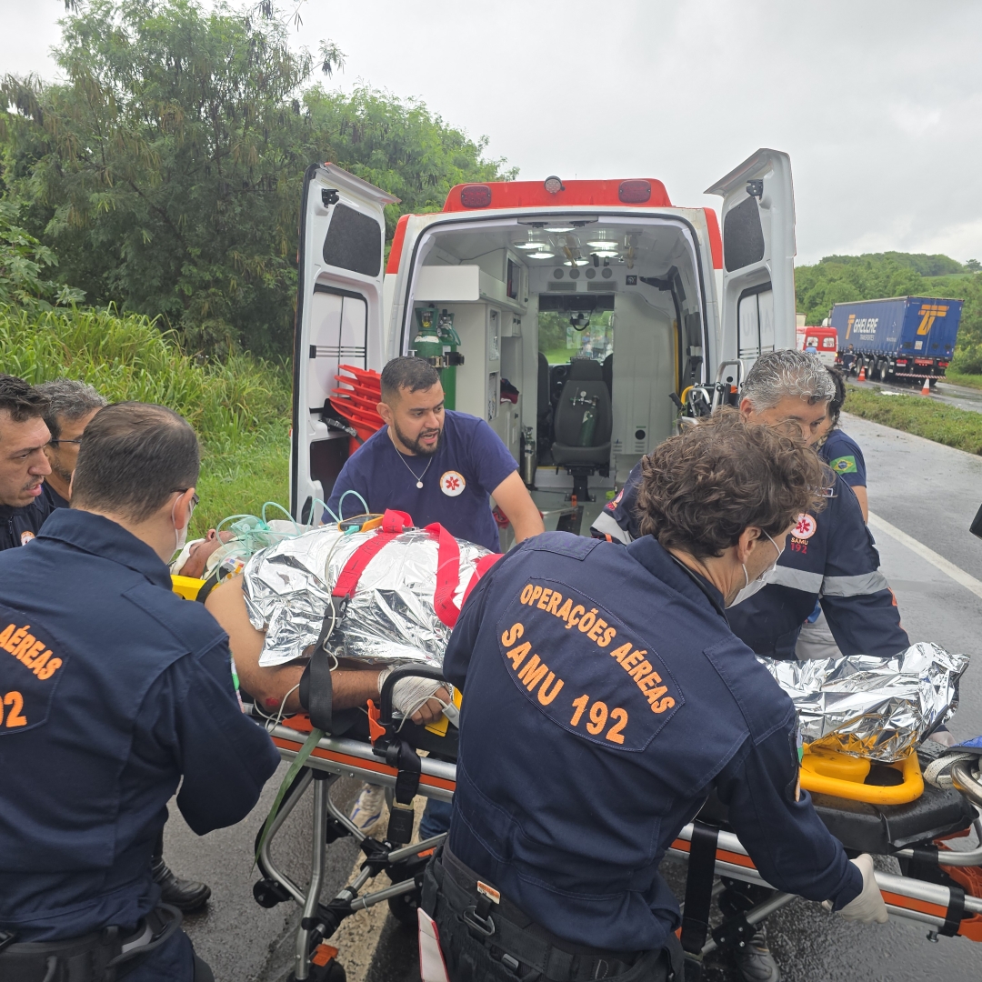 Motorista de Maringá sofre ferimentos graves ao se envolver em acidente na rodovia de Marialva
