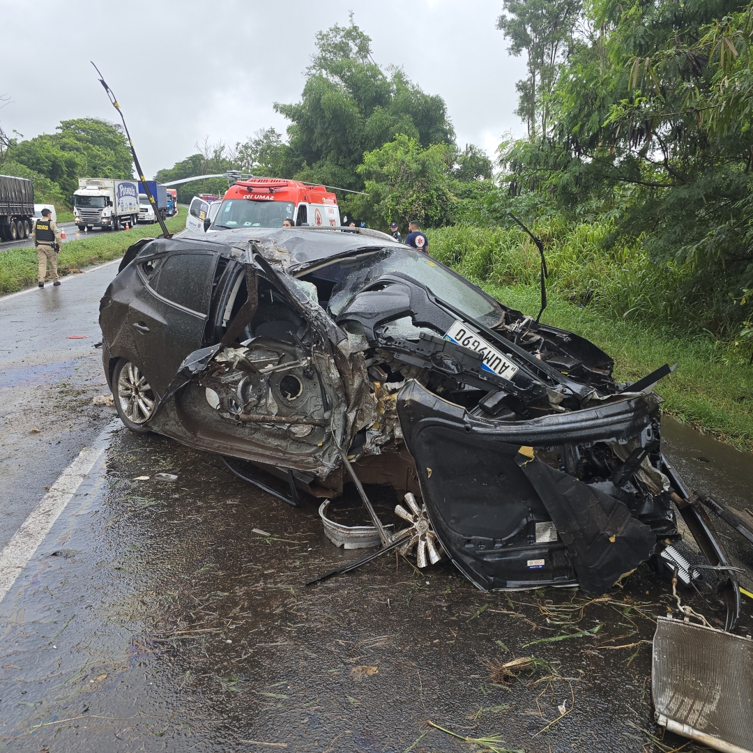 Motorista de Maringá sofre ferimentos graves ao se envolver em acidente na rodovia de Marialva
