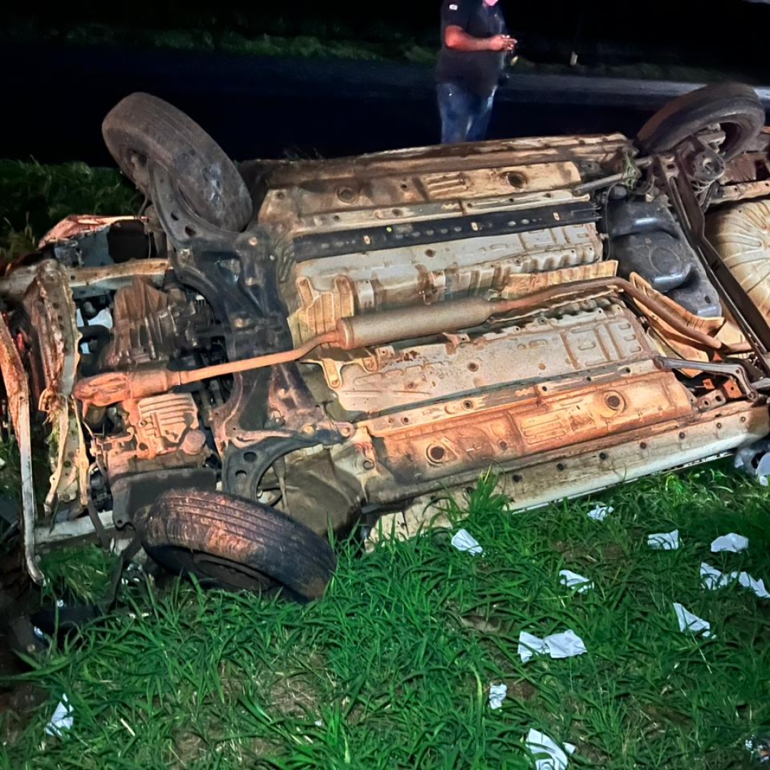 Motorista sofre acidente na rodovia entre Iguatemi e Maringá