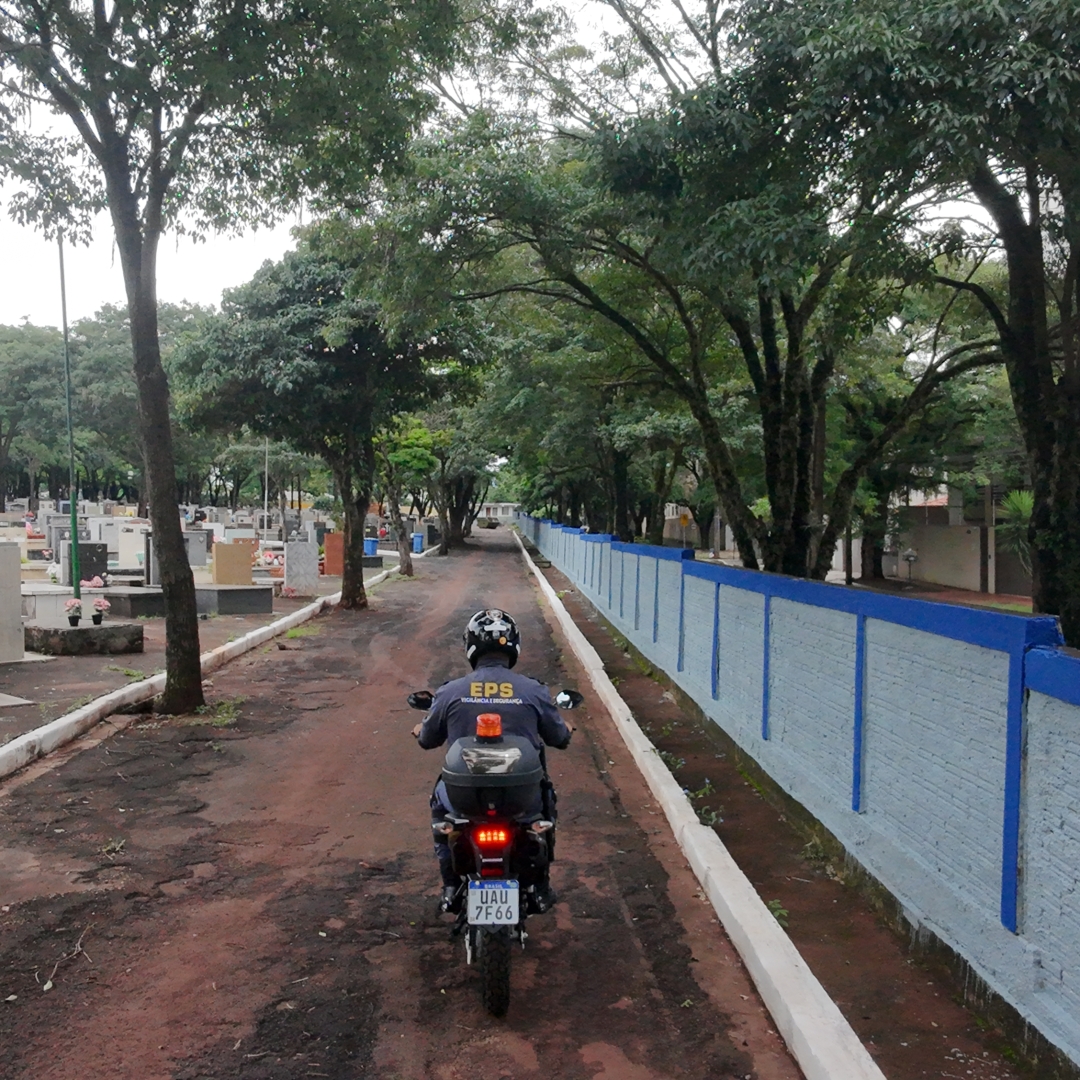 Cemitério Municipal já conta com vigilância motorizada 24h