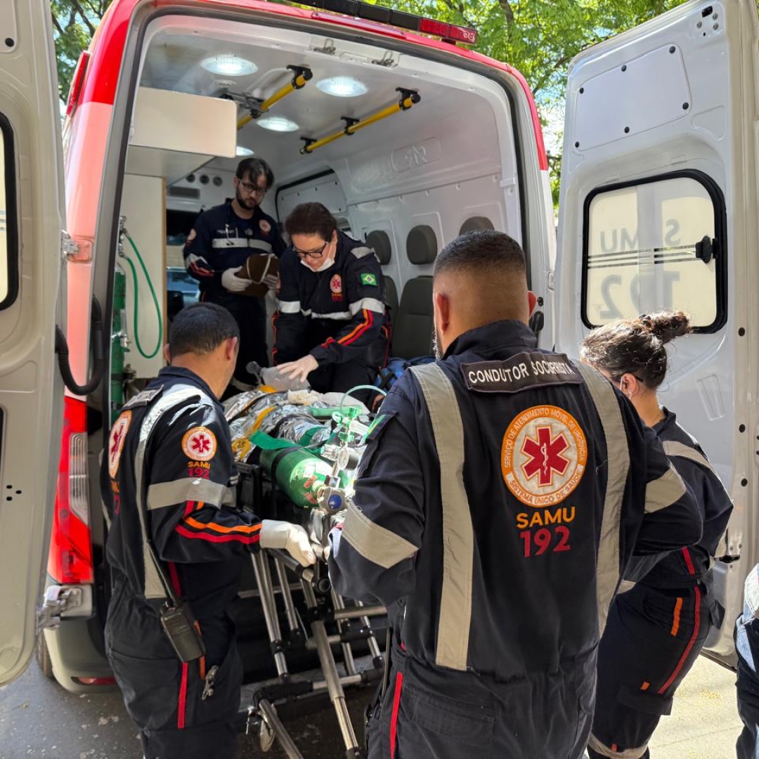 Motociclista de 27 anos é intubado após sofrer acidente em Sarandi