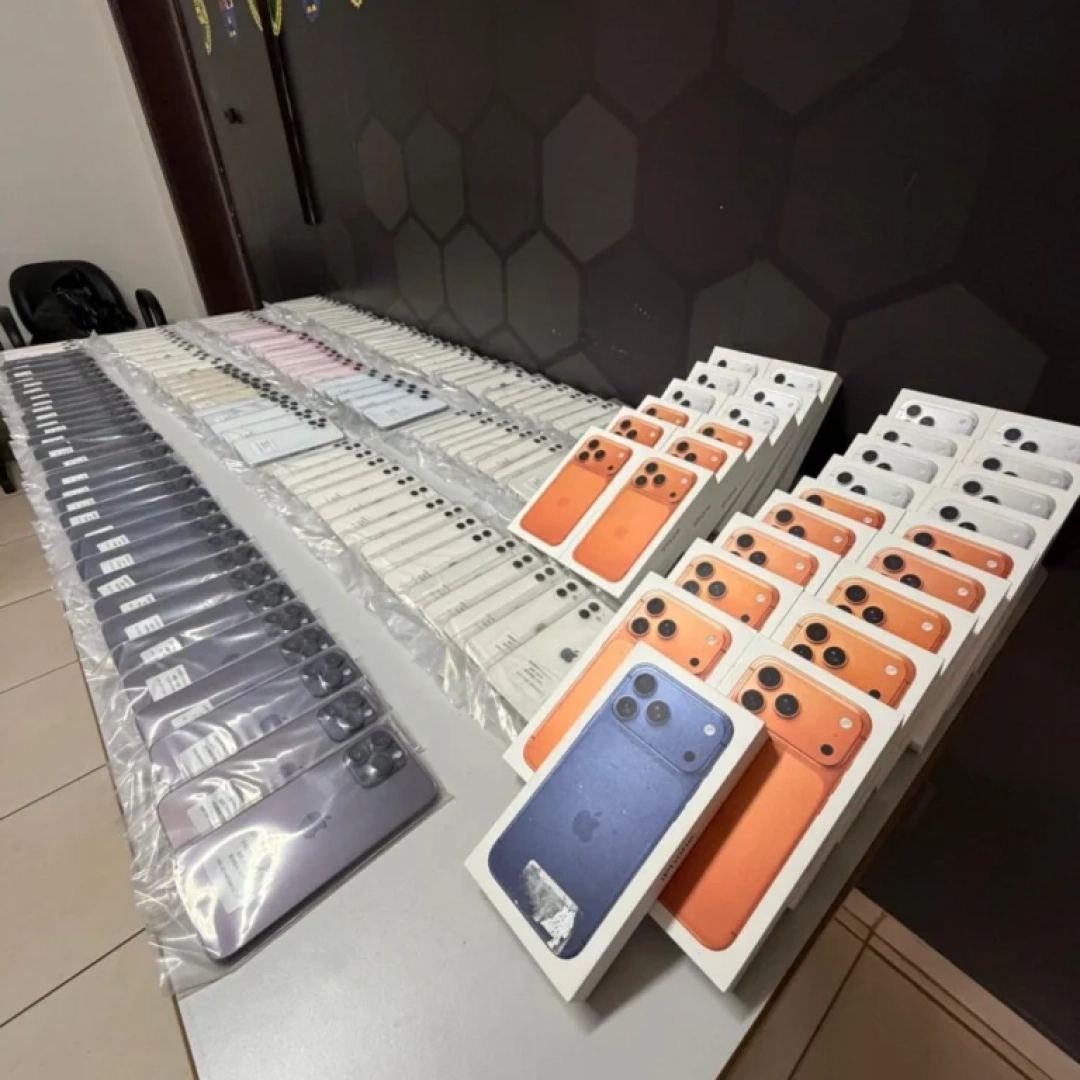 Mais de 1 milhão em Iphone é apreendido pela polícia em Maringá