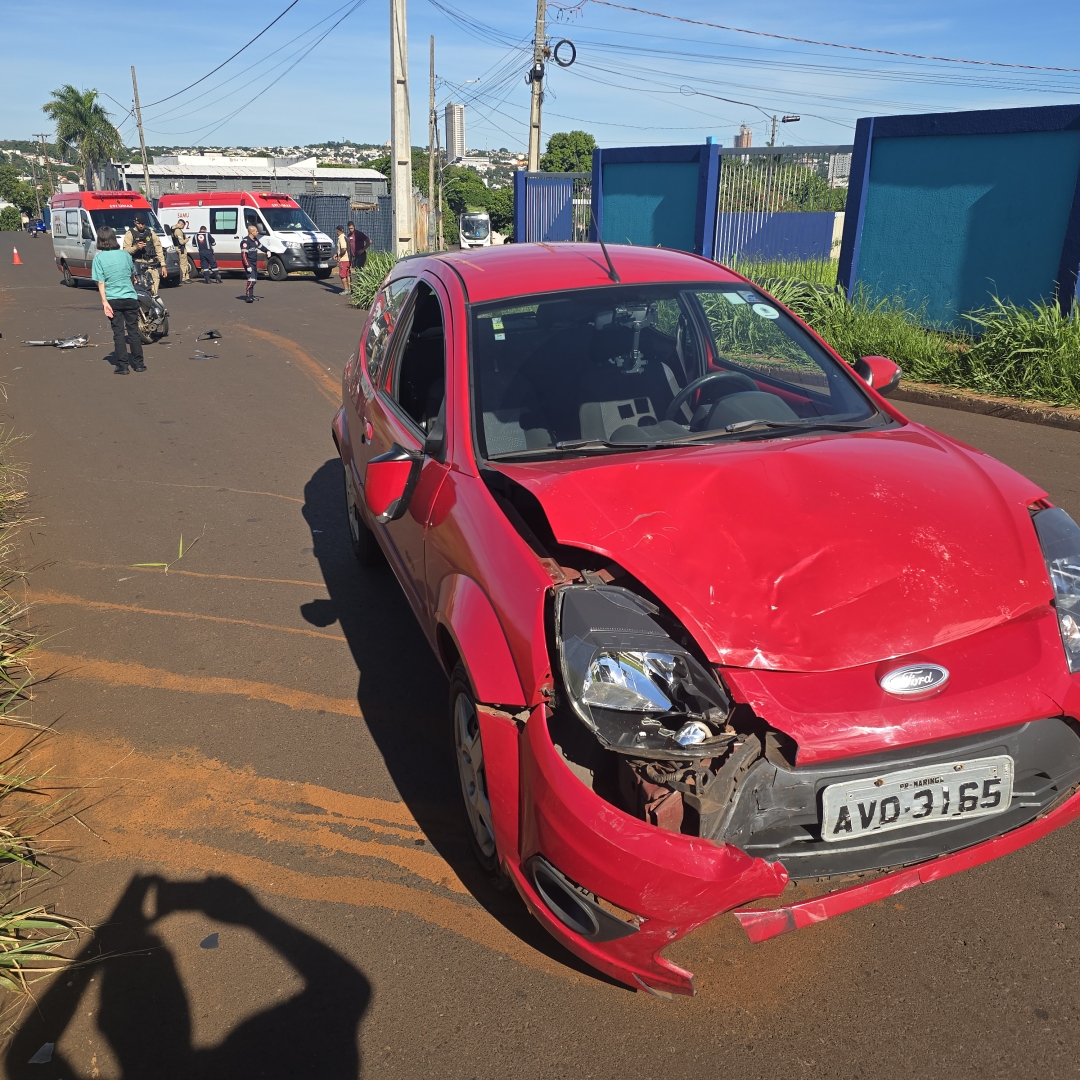 Mulher é entubada após sofrer acidente gravíssimo no Conjunto Santa Felicidade