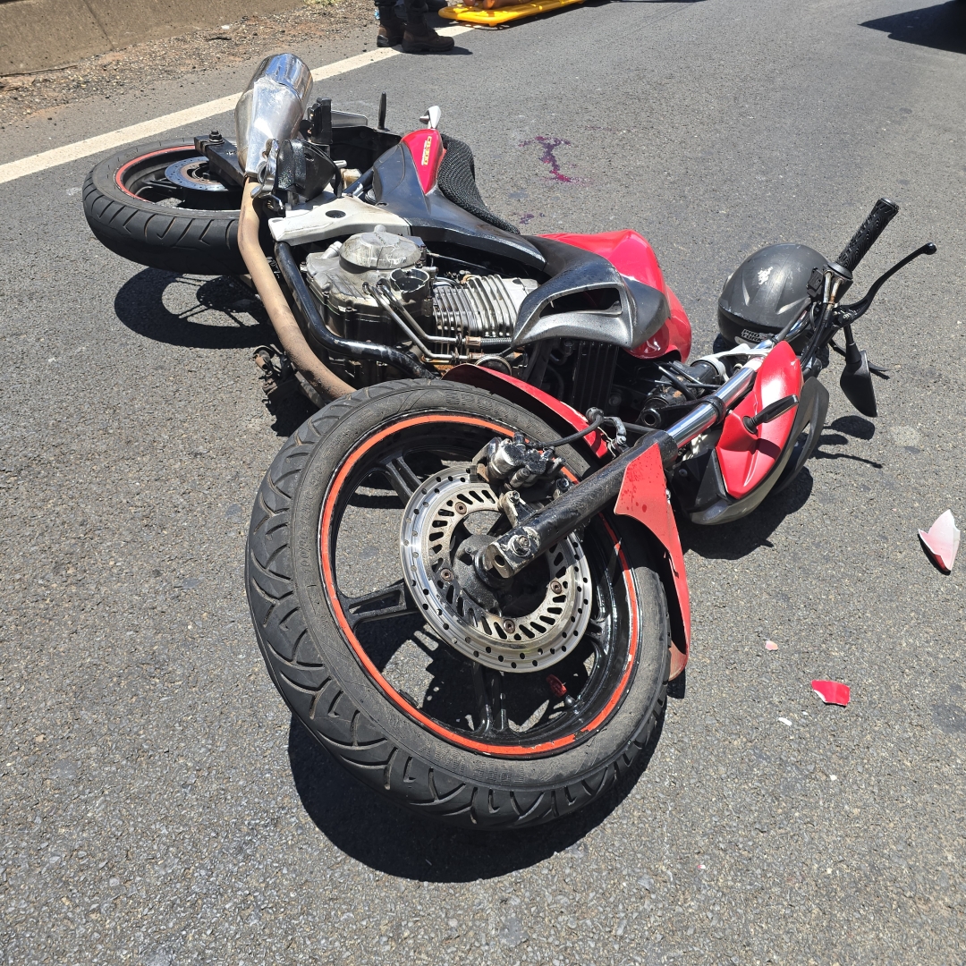 Pai e filha sofrem acidente grave na rodovia de Sarandi