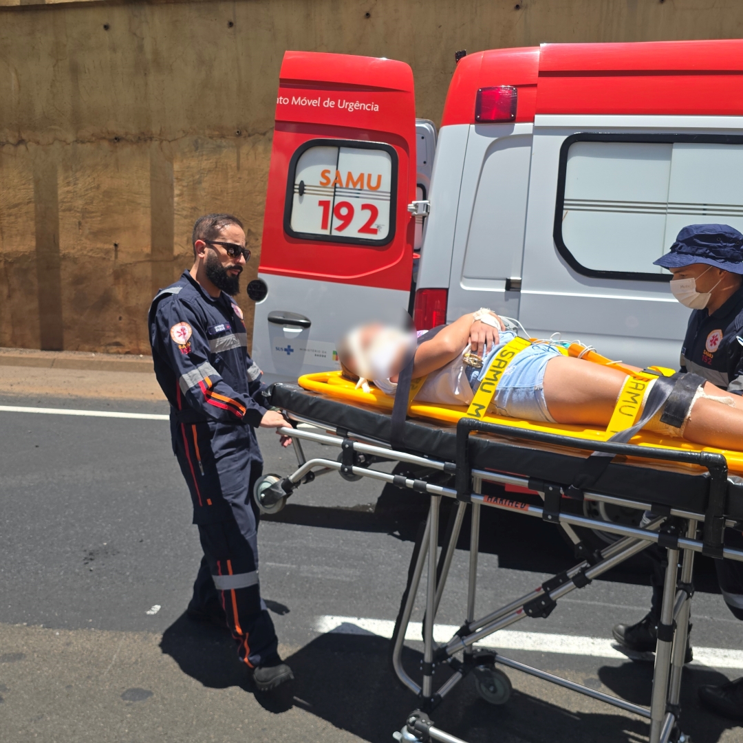 Pai e filha sofrem acidente grave na rodovia de Sarandi