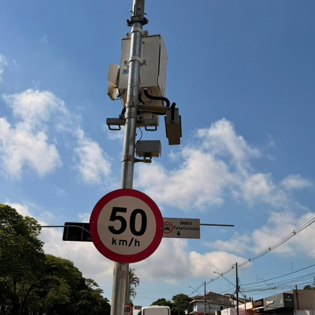 Radares operam com limite de 50 km/h; Contorno Sul e Colombo são exceções