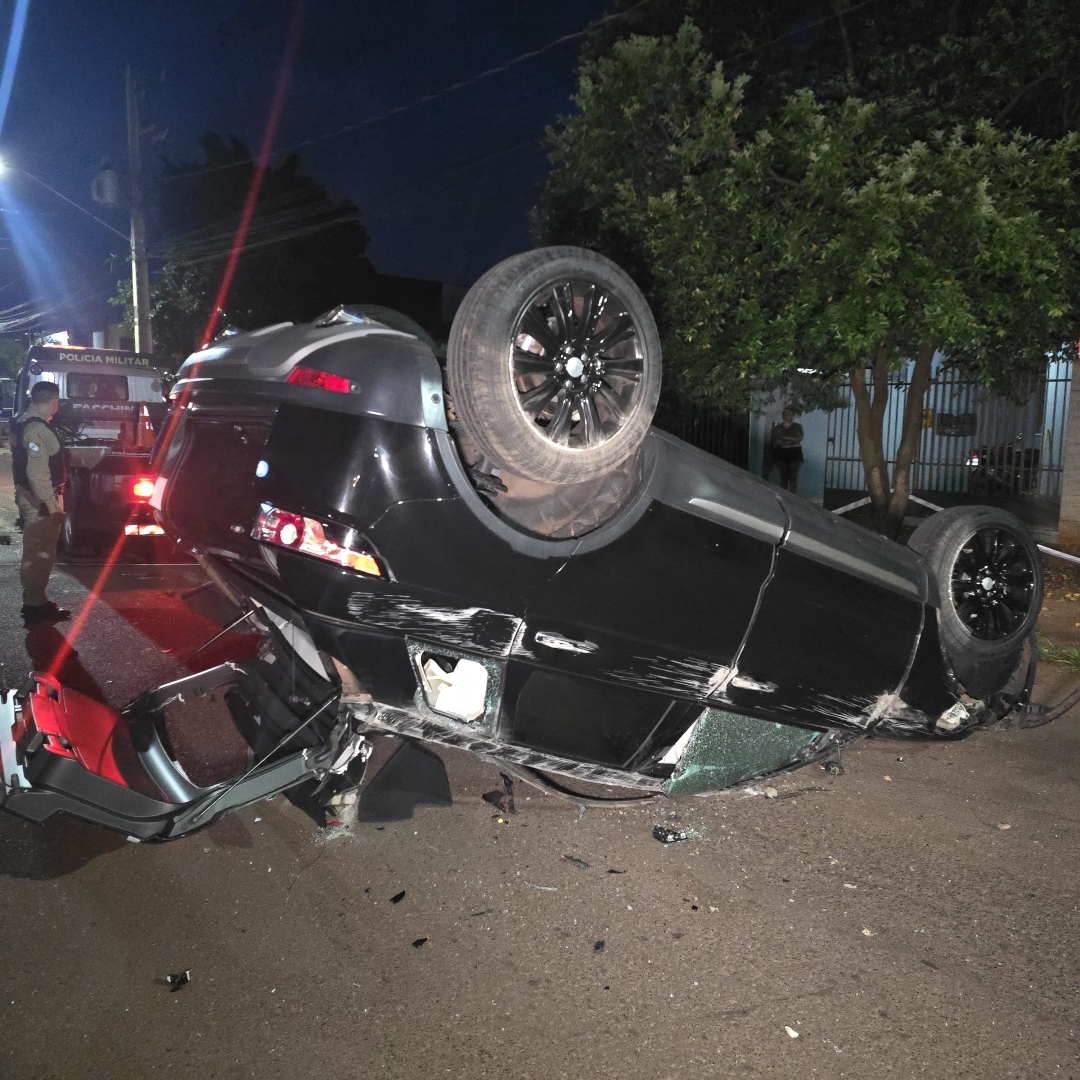 Rapaz de 28 anos morre ao capotar automóvel na cidade de Sarandi