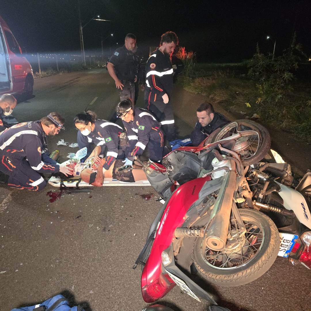 Mulher de 33 anos é entubada após sofrer acidente gravíssimo em Sarandi