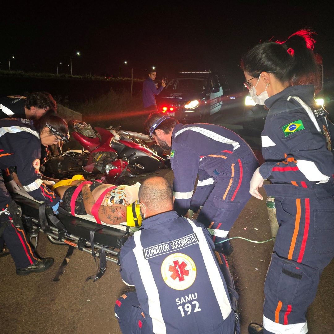Mulher de 33 anos é entubada após sofrer acidente gravíssimo em Sarandi