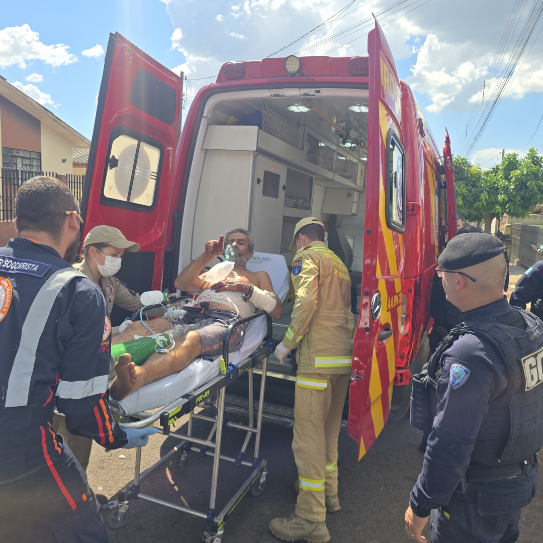 Homem de 57 anos é ferido por faca na cidade de Sarandi