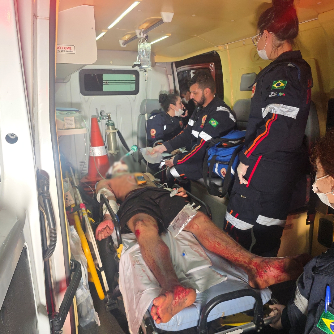 Adolescente é intubado após ser ferido por tiros em Paiçandu