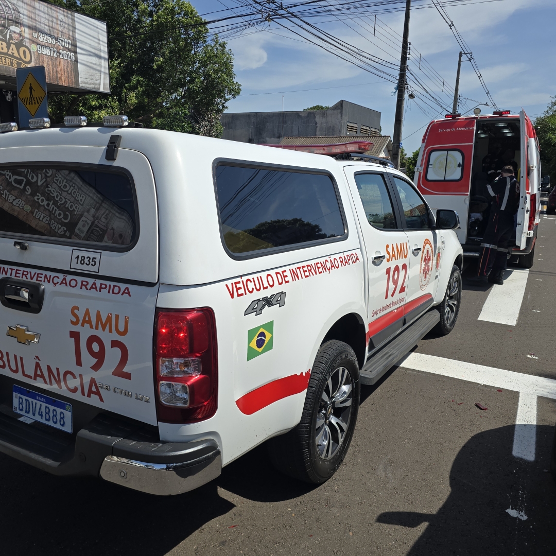 Motociclista sofre acidente grave na Vila Santa Izabel