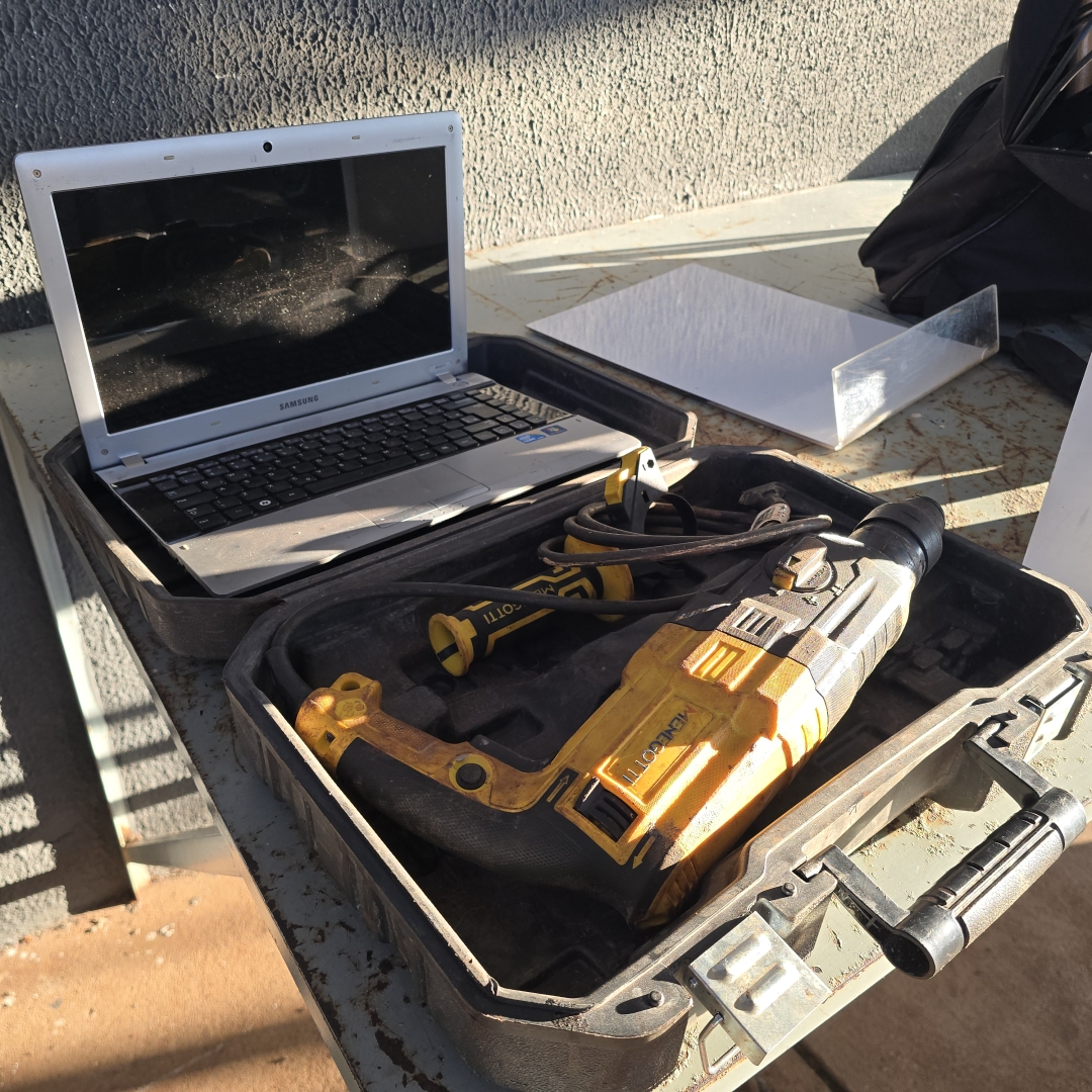 Ladrão e receptador são presos com produtos furtados de uma obra em Maringá