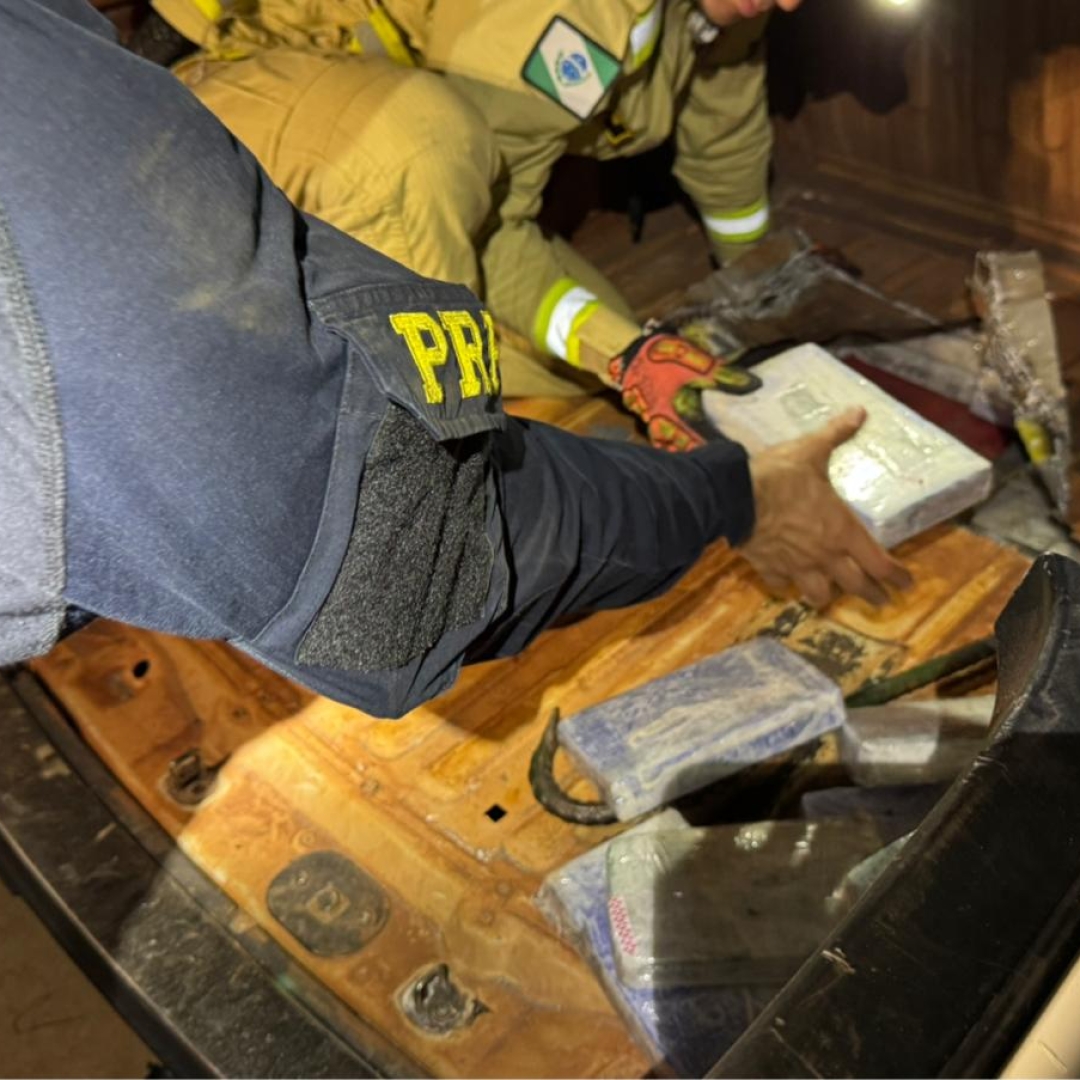 Casal é preso em Maringá com mais de 100 quilos de cocaína