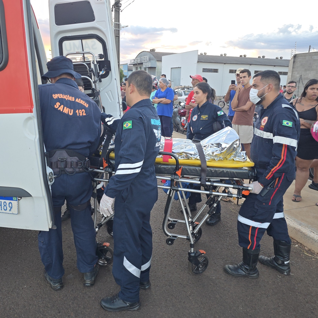 Pedestre atropelado por moto em Paiçandu morre no hospital