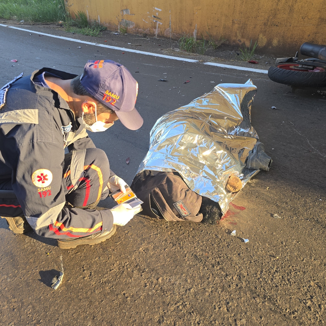 Ciclista morre ao bater de frente com motocicleta na entrada da cidade de Marialva