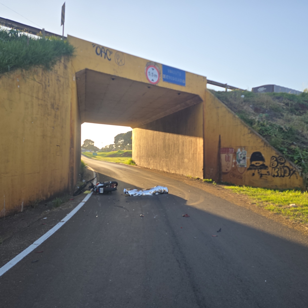 Ciclista morre ao bater de frente com motocicleta na entrada da cidade de Marialva