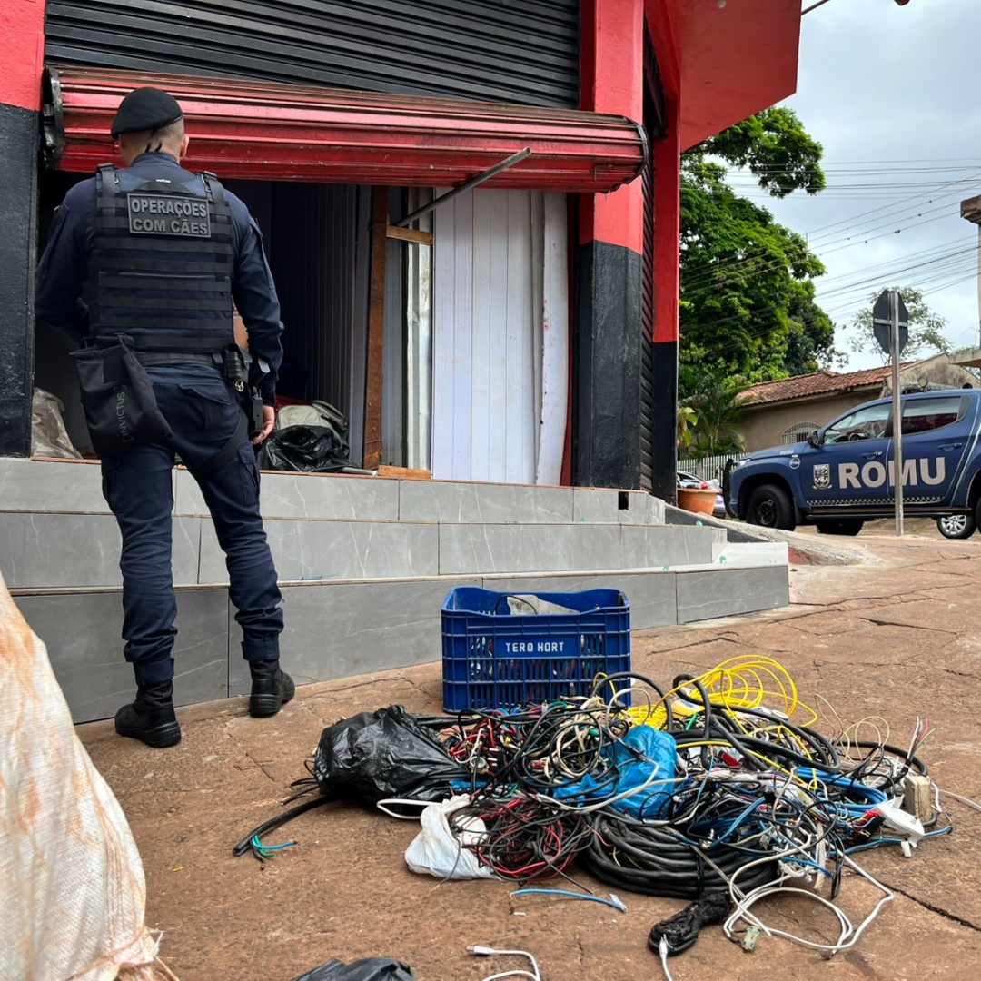 Receptadores de fiação furtada entram na mira da Guarda Municipal em Maringá