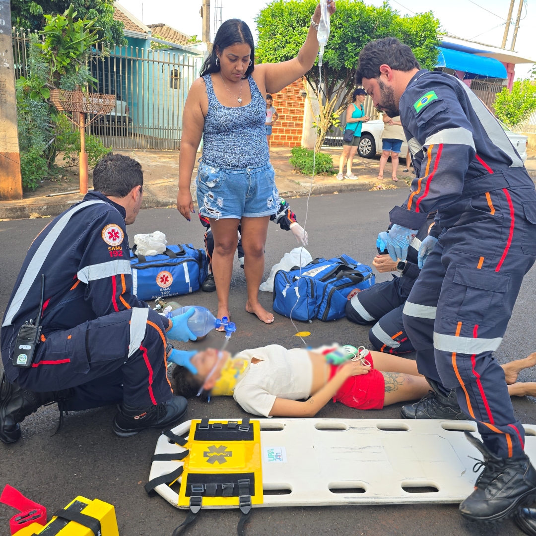 Jovem ciclista fica em estado gravíssimo após colisão com carro em Maringá