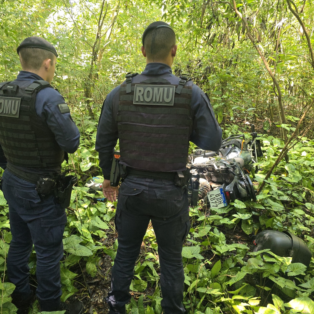 Seis motos furtadas são encontradas em fundo de vale em Maringá