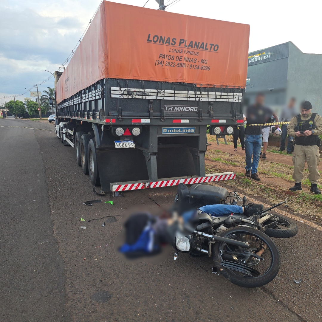 Motoboy de 18 anos morre ao sofrer acidente em Maringá