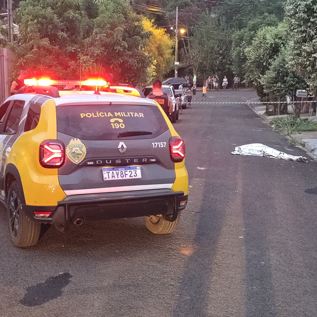 Mulher é morta a tiros em Mandaguaçu; suspeito é companheiro e está foragido