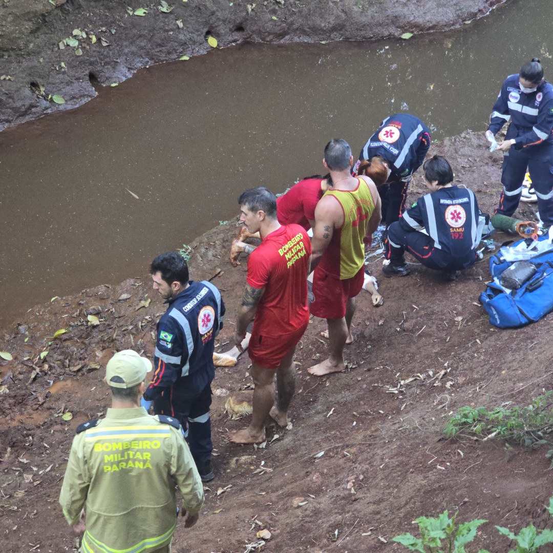 Rapaz morre após se afogar em córrego no Parque Ecológico de Sarandi